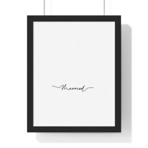 Vertical Framed Poster