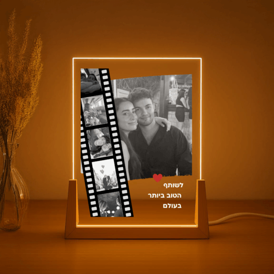 מנורת לילה עם עיצוב בצורת סרט Lamp18 CUSTOMILY MSC040