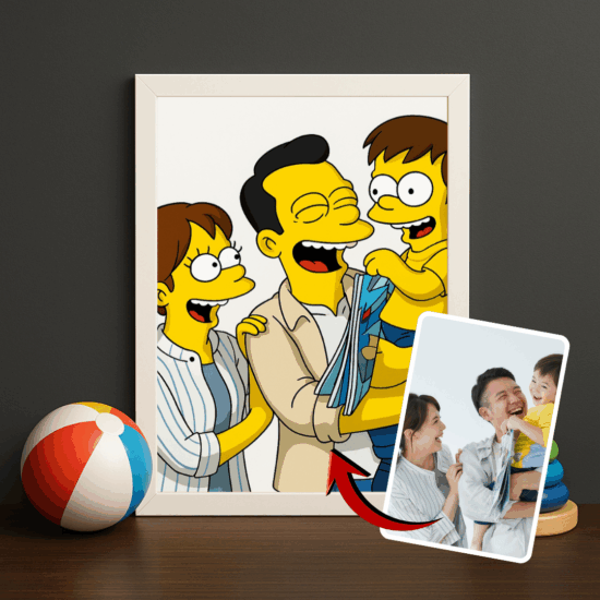 FRAMED 21X30- Simpson
