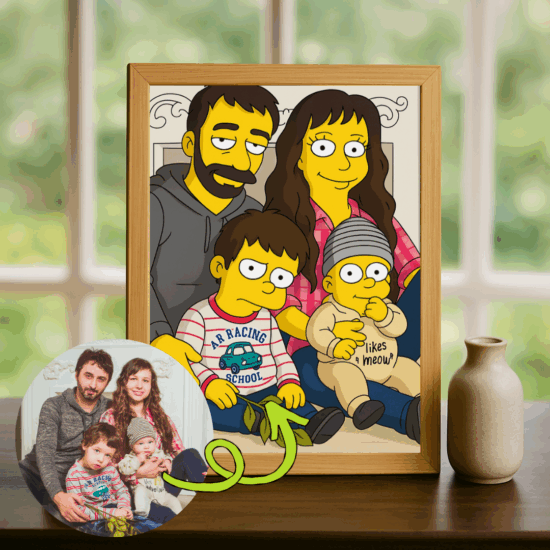 FRAMED 21X30- Simpson