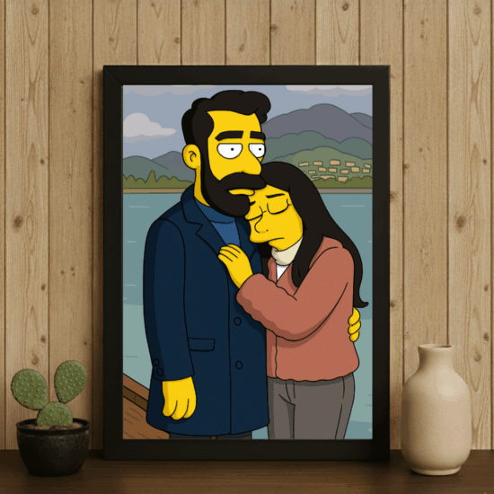 FRAMED 21X30- Simpson