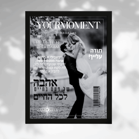 FRAMED 21X30- Magazine D8