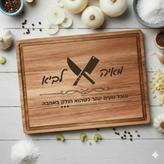 CUSTOMILY  Kitchen Board Couple Name