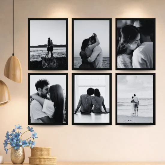 FRAMED 21X30- 6 Frames BW and Colored